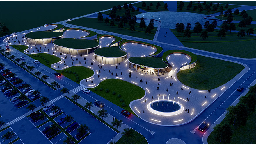 Masterplan commercial area - immagine 11